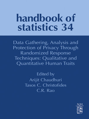 cover image of Data Gathering, Analysis and Protection of Privacy Through Randomized Response Techniques